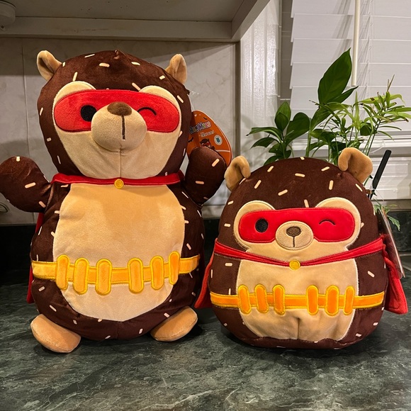 *BUNDLE* Squishmallow Halloween 2023 Hans the Hedgehog 14” and 8” - Picture 1 of 2